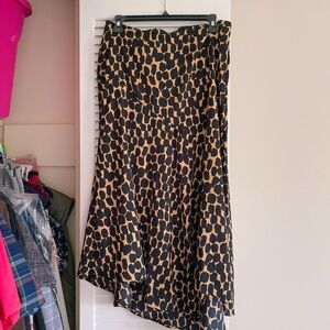 Leopard Print Women's Skirt